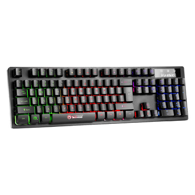 Marvo Scorpion Gaming Keyboard, 3 Colour LED Backlit