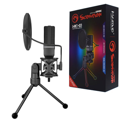 Marvo Scorpion Streaming Bundle -  Microphone, Webcam, Headset