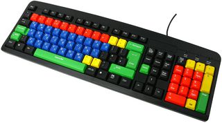 Multi-Coloured USB Wired Keyboard BCL LK810DL