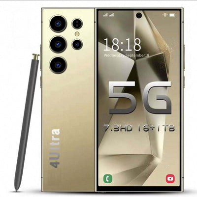 4 x wholesale Bulk 7.3 Inch Dual Sim Android Mobile Phone 12GB RAM/512GB ROM 6800mAh Battery Dual SIM Standby MTK Processor Smartphone (New)