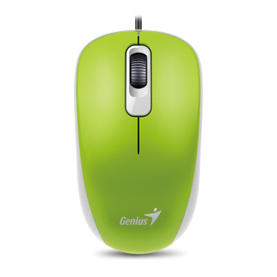 Genius USB Green Mouse, 1.5m cable