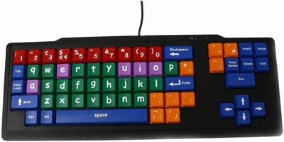 Black Chunky Wired Keyboard BCL EL1B-COL-LC